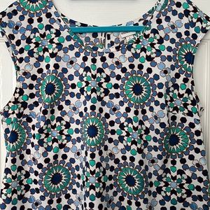 Merona Mosaic Print Sleeveless Shell-Large